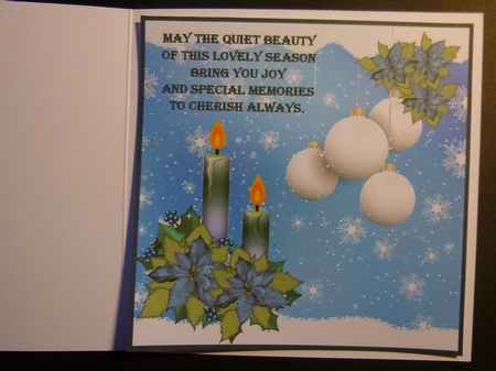 Christmas wishes insert by Jayne Jones