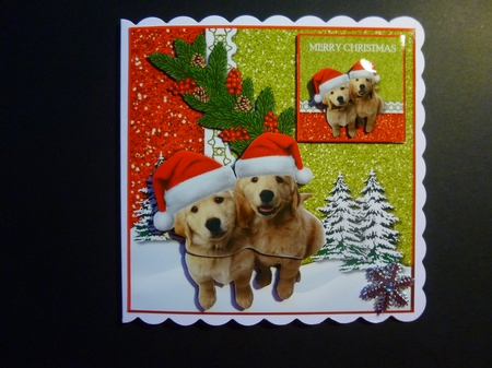 Christmas Puppies Mini Kit by Jayne Jones