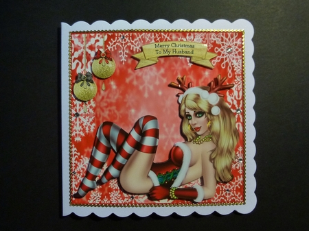 Sexy Christmas Wishes Just For You - 8x8 Mini Kit by Jayne Jones