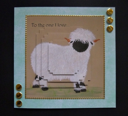 Valais Blacknose sheep#2 by Jayne Jones