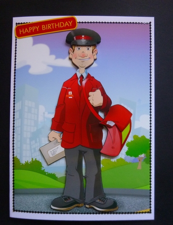 Postman Dude by Jayne Jones