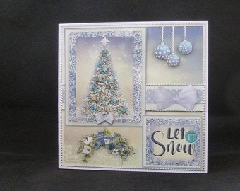Christmas tree Blue  by Jayne Jones