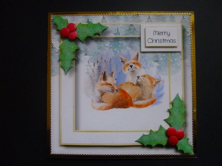 Winter Fox Trio by Jayne Jones