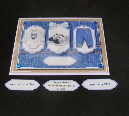 New Baby Boy Jeans Mini Kit by Jayne Jones