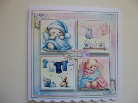 8x8 Adorable Twins Mini Kit - x6 A4 Sheets  by Jayne Jones
