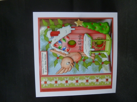 From Our House to Yours Christmas 7.5 Decoupage Mini Kit by Jayne Jones