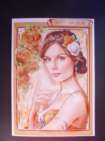 Art Deco Lady Athena Gold 4 Sheet Mini Kit by Jayne Jones