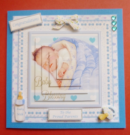 Baby Boy Blessings Mini Kit by Jayne Jones