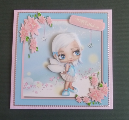 8x8 Mini kit, Beautiful Little Fairy Lola  by Jayne Jones