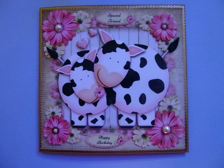 Cuddly Cows 8x8 Mini Kit by Jayne Jones