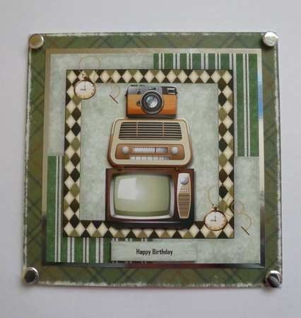 Male Card Good Old Days by Jayne Jones
