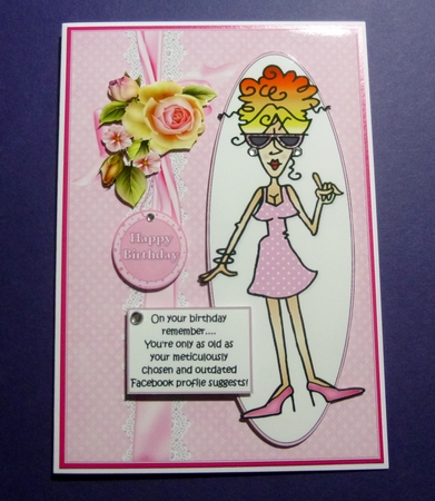Rita and her Facebook profile quick card by Jayne Jones