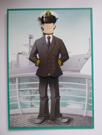 Navy Sailor Officer Dude by Jayne Jones