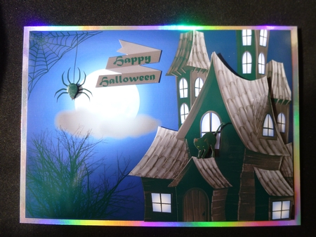 Haunted House card by Jayne Jones