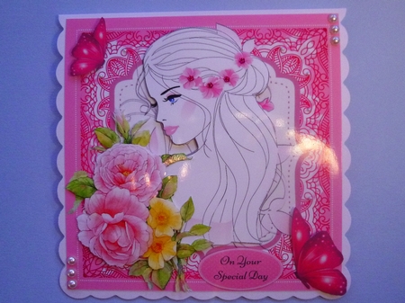 Very Pretty In Pink 8x8 Mini Kit  by Jayne Jones