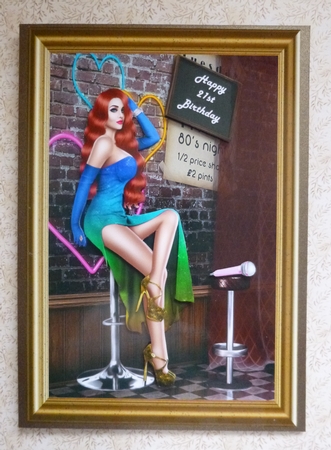 Its Showtime Decoupage Topper  by Jayne Jones