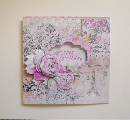 THE ESSENCE OF PARIS FLORAL APERTURE CARD MINIKIT by Jayne Jones