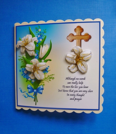 Thoughts and prayers 7x7 by Jayne Jones