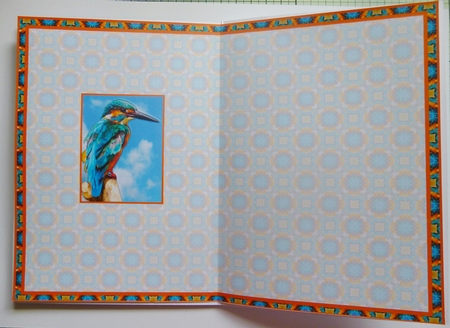 JJ KINGFISHER 1 5X7 INSERT by Jayne Jones