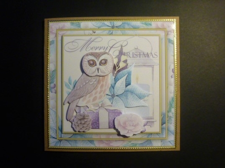 Pastel Christmas Owl Mini Kit by Jayne Jones