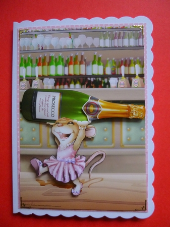 Mrs Wine Mouse A4 by Jayne Jones
