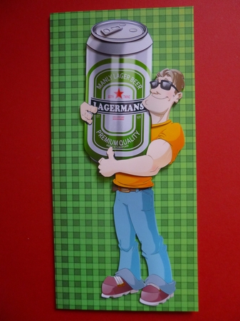 Lager Dude Decoupage Sheet by Jayne Jones