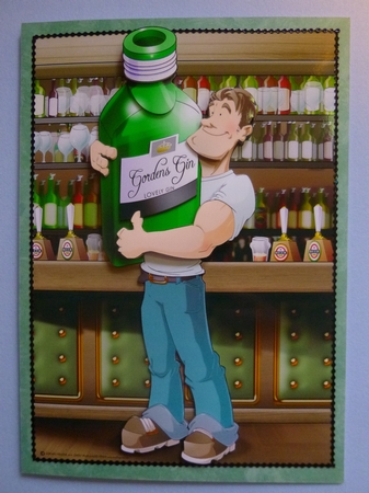 Gin Dude A4 by Jayne Jones