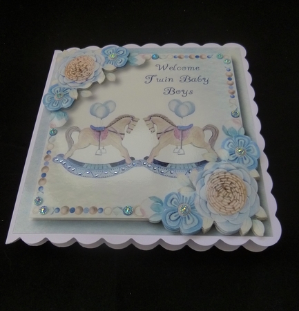 Welcome Twin Baby Boys by Jayne Jones