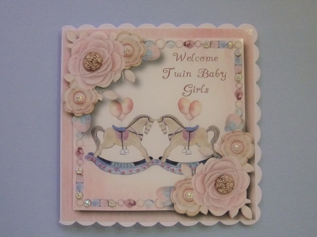 Welcome Twin Baby Girls by Jayne Jones