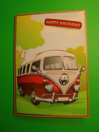 Camper Van Red by Jayne Jones