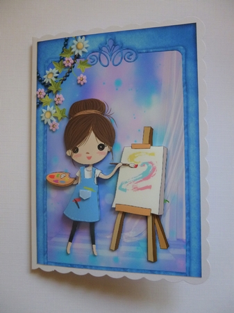 Cute Little Artist by Jayne Jones