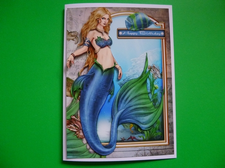 Oceania Mermaid 4 Sheet Mini Kit Blue by Jayne Jones