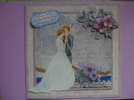 First Dance - Wedding 8x8 Card Mini Kit & Decoupage by Jayne Jones