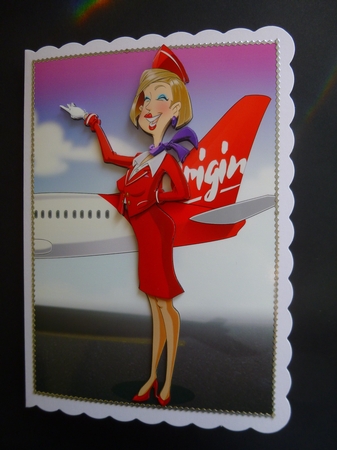 Air Hostess Red Blonde by Jayne Jones