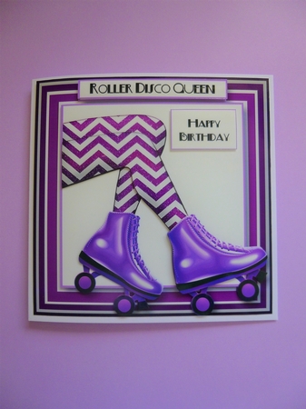 Roller Disco Queen - Purple by Jayne Jones