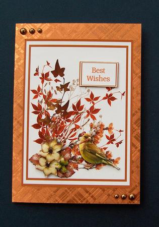 Autumn Splender with Decoupage by Jayne Jones