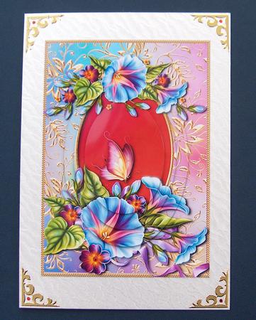 Beautiful Morning Glory - Colourful & Bright Pyramage by Jayne Jones