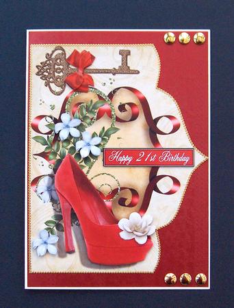 Female Shoe Card by Jayne Jones