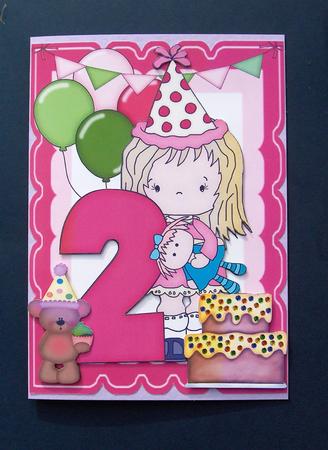 Happy Birthday Two Year Old by Jayne Jones