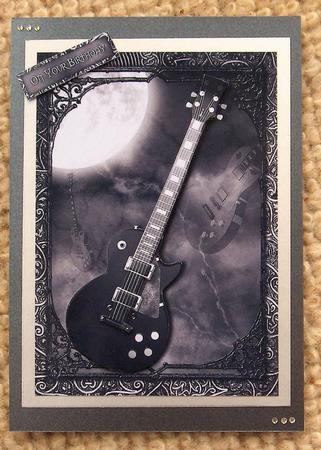 Moonlit Guitar by Jayne Jones