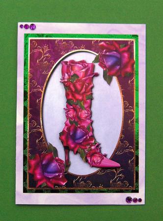 Boot of Twilight Roses by Jayne Jones