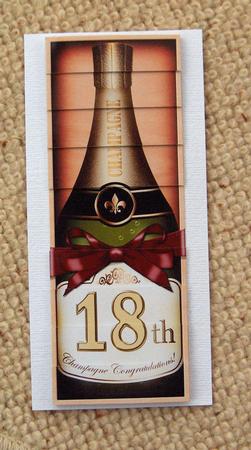 Dl 18th Champers in a Box with Top N Bottom Stacker by Jayne Jones