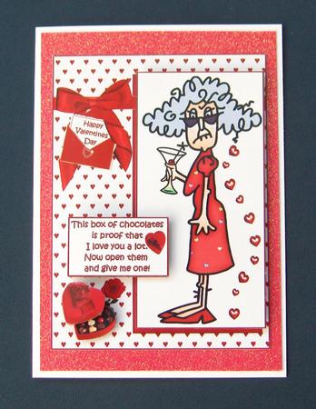 Stella Has Chocs for Her Valentine Quick Card by Jayne Jones