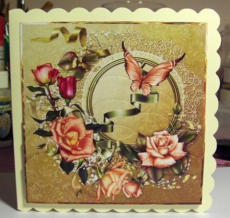 Mothers Day Peach Rose by Jayne Jones