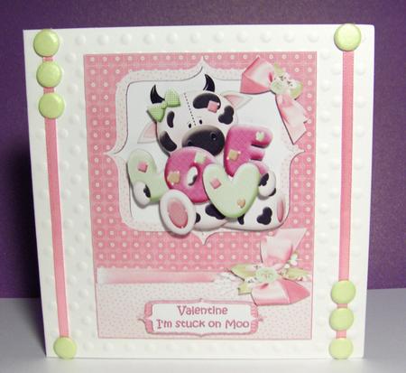Valentine I'm Stuck on Moo by Jayne Jones