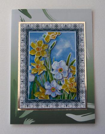 Thinking of You Metallic Background 4 by Jayne Jones