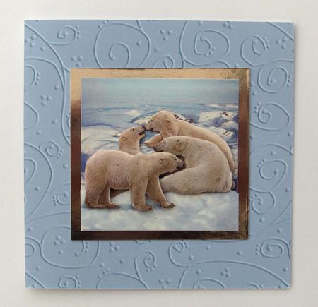 Pretty Rose 'swirls Embossed' Backing Paper by Jayne Jones