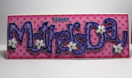 Mothers Day Large Dl Quick Card N 3D Decoupage by Jayne Jones