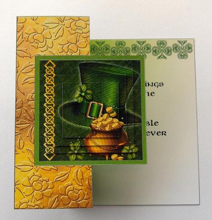 An Irish Blessing Fold Back with Pyramid by Jayne Jones