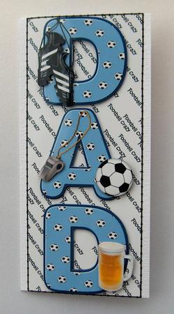 Dl Football and a Pint Dad by Jayne Jones